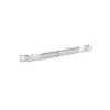 Clip Recto Automático para unir tramos de charola, con acabado Electro Zinc