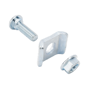 Kit 3 para unir tramos de charolas, con acabado Electro Zinc