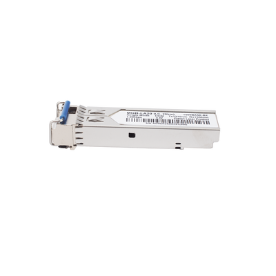 Transceptor WDM mini-Gbic SFP 1G LC TX:1310nm RX:1550 para fibra Mono Modo 20 Km, Requiere MGB-LB20