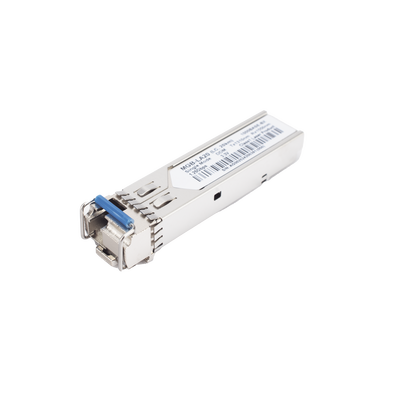 Transceptor WDM mini-Gbic SFP 1G LC TX:1310nm RX:1550 para fibra Mono Modo 20 Km, Requiere MGB-LB20