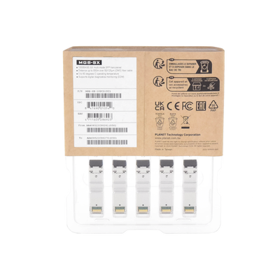 Paquete de 10 Piezas del Transceptor mini-GBIC SFP 1G LC Duplex para Fibra Multimodo 550 m