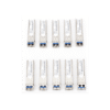 Paquete de 10 Piezas del Transceptor Industrial mini-Gbic SFP 1G LC TX:1310nm Para Fibra Mono Modo 20 Km