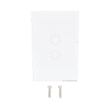 (ZWAVE) Interruptor On/Off panel táctil touch inalámbrico Zwave Plus 2 botones. No requiere cable neutro, Compatible con Hubitat HC8, Álula M2M, otros (ZWAVE) Interruptor On/Off panel táctil touch inalámbrico Zwave Plus 2 botones. No requiere cable neutro, Compatible con Hubitat HC8, Álula M2M, otros