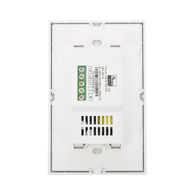 (ZWAVE) Interruptor On/Off panel táctil touch inalámbrico Zwave Plus 3 botones. Compatible con Hubitat HC8, Álula M2M, otro