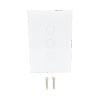 (ZWAVE) Interruptor On/Off panel táctil touch inalámbrico Zwave Plus 3 botones. Compatible con Hubitat HC8, Álula M2M, otro