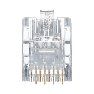 Plug RJ45 Cat5e, Para Cable UTP de Calibres 24-26 AWG, Chapado en Oro de 50 micras, Paquete de 50 piezas Plug RJ45 Cat5e, Para Cable UTP de Calibres 24-26 AWG, Chapado en Oro de 50 micras, Paquete de 50 piezas