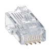 Plug RJ45 Cat5e, Para Cable UTP de Calibres 24-26 AWG, Chapado en Oro de 50 micras, Paquete de 50 piezas Plug RJ45 Cat5e, Para Cable UTP de Calibres 24-26 AWG, Chapado en Oro de 50 micras, Paquete de 50 piezas