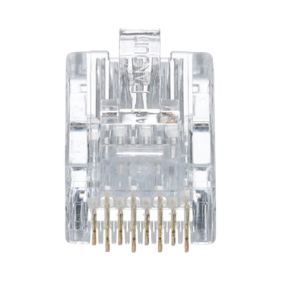 Plug RJ45 Cat5e, Para Cable UTP de Calibres 24-26 AWG, Chapado en Oro de 50 micras, Paquete de 50 piezas Plug RJ45 Cat5e, Para Cable UTP de Calibres 24-26 AWG, Chapado en Oro de 50 micras, Paquete de 50 piezas