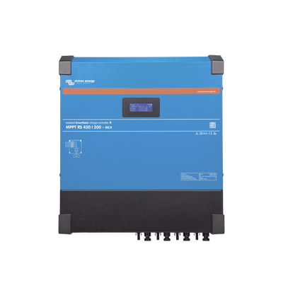 SmartSolar MPPT RS 450/100-MC4. Controlador Solar MPPT 100A, Voltaje: 48 Vcc. Para uso con Inv. Cargadores Victron SmartSolar MPPT RS 450/100-MC4. Controlador Solar MPPT 100A, Voltaje: 48 Vcc. Para uso con Inv. Cargadores Victron