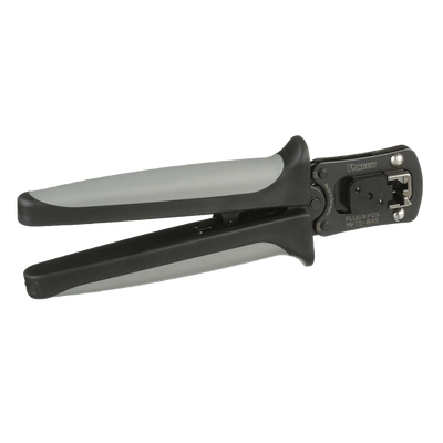 Pinzas Ponchadoras Para Plugs Modulares RJ45, Cat5e, Cat6 y Cat6A, Color Negro