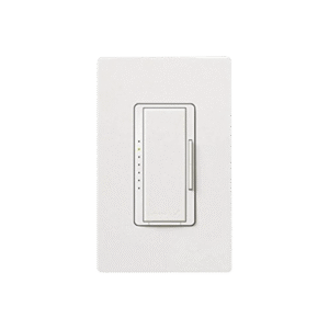 Dimmer para iluminación CFL/LED o Incandescente/Halogeno 600 Watt Max, blanco