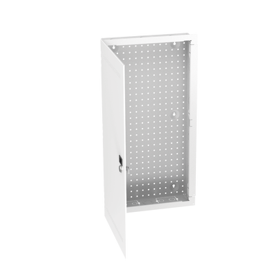 Gabinete Multipropósito de Montaje en Pared, de 28 in de Altura, Con Puerta Reversible, Fabricado en Acero, Color Blanco Gabinete Multipropósito de Montaje en Pared, de 28 in de Altura, Con Puerta Reversible, Fabricado en Acero, Color Blanco