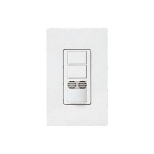 (XCT) Apagador doble con sensor de presencia y PIR ultrasónico, ideal para salas de conferencia o entretenimiento.