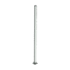 Poste de Acero Galvanizado para Videovigilancia, 1.5 m de altura.