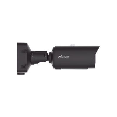 Cámara Bullet Plus de Red 2MP / AI 4X / Enfoque Automático / IR Inteligente / WDR 140dB / Tarjeta MicroSD hasta 256GB / IP67 / IK10 / Análisis de Video AI / Compresión H.265+