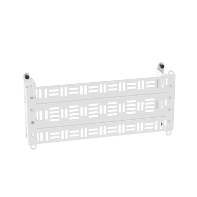 Accesorio Para Montaje de Equipos o Dispositivos en Gabinetes Multipropósito, de Instalación a Presión, de Acero, Color Blanco Accesorio Para Montaje de Equipos o Dispositivos en Gabinetes Multipropósito, de Instalación a Presión, de Acero, Color Blanco