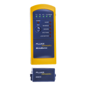 Probador de Mapa de Cableado MicroMapper™, para Verificar Rápida y Fácilmente la Integridad del Cableado de Par trenzado de Ethernet