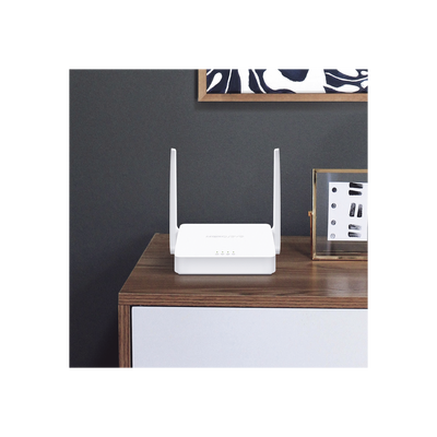 Router Inalámbrico N / 2.4 GHz de 300 Mbps / 1 Puerto WAN 10/100 Mbps / 2 Puertos LAN 10/100 Mbps / 2 antenas de 5 dBi / Compatible con IPV6 e IPTV