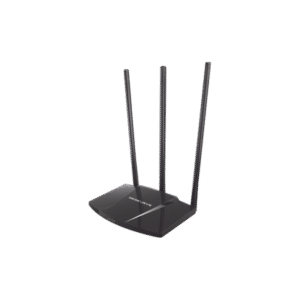 Router N de alta potencia 300 Mbps / 1 Puerto WAN 10/100 / 3 Puertos LAN 10/100 / Chip PA (potencia transmisión 2x) / 3 Antenas de 7 dBi