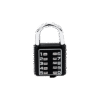 Candado Digital de Combinación M40 / No Requiere Llave / Combinación única integrada por 4 dígitos / Color Negro.