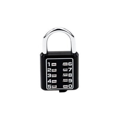 Candado Digital de Combinación M40 / No Requiere Llave / Combinación única integrada por 4 dígitos / Color Negro.