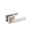Manija Castelli Biométrica/ Niquel Satinado / 30 usuarios / Para Puerta Izq o Derecha de 60-70mm