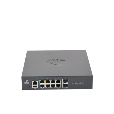 Switch PoE cnMatrix Ex1010-P / 8 Puertos Gigabit PoE 802.3af/at + 2 SFP / Capa 2 / Gestión en la Nube Gratuito Switch PoE cnMatrix Ex1010-P / 8 Puertos Gigabit PoE 802.3af/at + 2 SFP / Capa 2 / Gestión en la Nube Gratuito