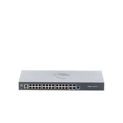 Switch cnMatrix EX2028 capa 3 de 28 puertos (24 Ethernet Gigabit, 4 SFP+) administración desde la Nube (MX-EX2028XXA-U)