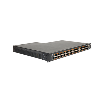 Switch PoE inteligente / cnMatrix EX2052R-P / PoE+ / 48 puertos x 1 Gps / 4 SFP+, fuente de alimentación extraíble Switch PoE inteligente / cnMatrix EX2052R-P / PoE+ / 48 puertos x 1 Gps / 4 SFP+, fuente de alimentación extraíble