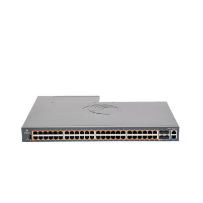 Switch PoE inteligente / cnMatrix EX2052R-P / PoE+ / 48 puertos x 1 Gps / 4 SFP+, fuente de alimentación extraíble Switch PoE inteligente / cnMatrix EX2052R-P / PoE+ / 48 puertos x 1 Gps / 4 SFP+, fuente de alimentación extraíble