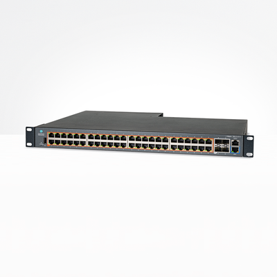 Switch PoE inteligente / cnMatrix EX2052R-P / PoE+ / 48 puertos x 1 Gps / 4 SFP+, fuente de alimentación extraíble Switch PoE inteligente / cnMatrix EX2052R-P / PoE+ / 48 puertos x 1 Gps / 4 SFP+, fuente de alimentación extraíble