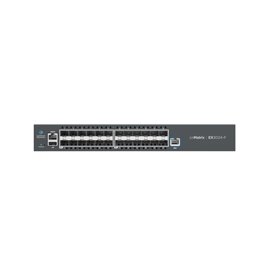 Switch cnMatrix EX3024F Ideal para Distribución en una Red Empresarial / 24 Puertos de Fibra Óptica SFP+(10 Gbps) / Capa 2 y Capa 3 / Doble Fuente de Alimentación en Corriente Alterna / Gestión Gratuita Desde la Nube