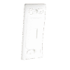 Placa de pared modular MAX, de 1 salida, color blanco, version bulk (Sin Empaque Individual)