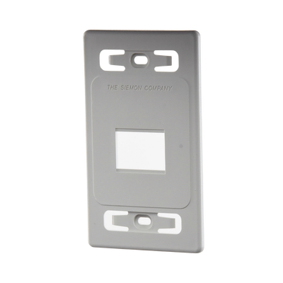 Placa de pared modular MAX, de 2 salidas, color blanco Placa de pared modular MAX, de 2 salidas, color blanco