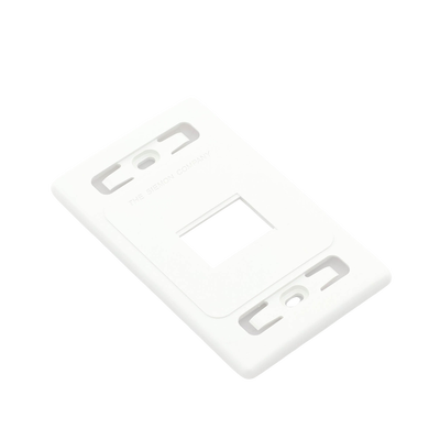 Placa de pared modular MAX, de 2 salidas, color blanco, version bulk (Sin Empaque Individual)