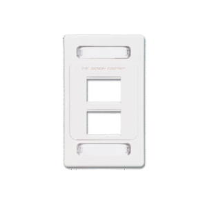 Placa de pared modular MAX, de 4 salidas, color blanco