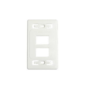 Placa de pared modular MAX, de 4 salidas, color blanco, versión bulk (Sin Empaque Individual)