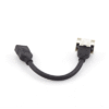 Adaptador HDMI con Pigtail Hembra-Hembra, Para vídeo 720, 1080p, 4K UHD Compatible con Faceplates MAX Siemon de 2 salidas, Color Blanco