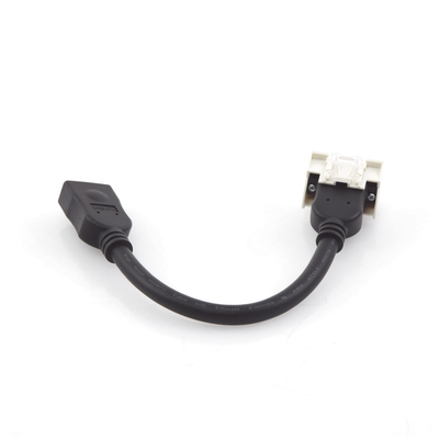 Adaptador HDMI con Pigtail Hembra-Hembra, Para vídeo 720, 1080p, 4K UHD Compatible con Faceplates MAX Siemon de 2 salidas, Color Blanco