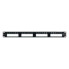 Patch Panel MAX Modular (vacío), de 24 Puertos, Plano, 1UR