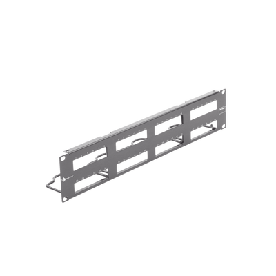 Patch Panel MAX Modular (vacío), de 48 Puertos, Plano, 2UR