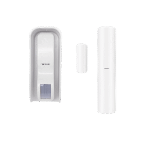 Sensor de Movimiento Tipo Cortina / 100 % Exterior / Alimentado por baterías / Doble tecnología MW & PIR / Compatible con AXPRO / Incluye DS-PDMC-EG2-WB