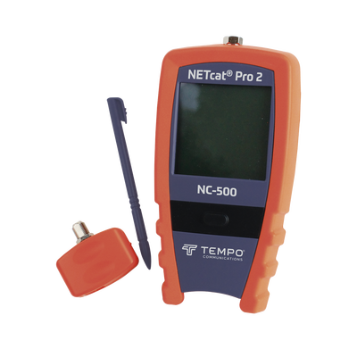 Probador Profesional para cable UTP, STP y Cable Coaxial (NETcat® Pro2) con Pantalla táctil retroiluminada