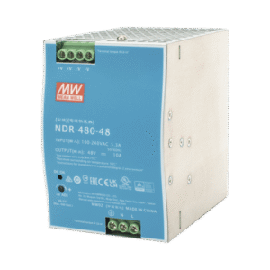 Fuente de Poder Industrial de 480W, salida 48 Vcc, para montaje en riel Din Fuente de Poder Industrial de 480W, salida 48 Vcc, para montaje en riel Din