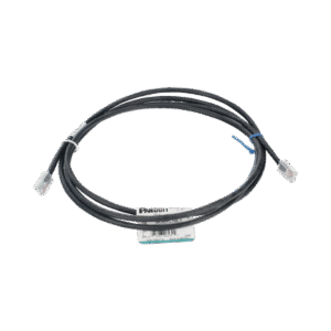 Cable de parcheo UTP Categoría 5e, con plug modular en cada extremo - 2 m. - Negro