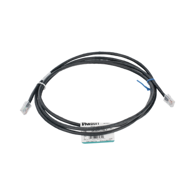Cable de parcheo UTP Categoría 5e, con plug modular en cada extremo - 2 m. - Negro Cable de parcheo UTP Categoría 5e, con plug modular en cada extremo - 2 m. - Negro