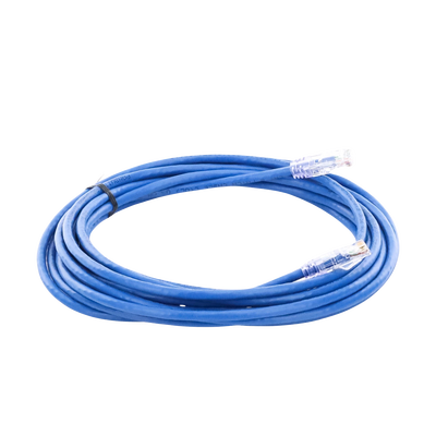 Cable de parcheo UTP Categoría 6, con plug modular en cada extremo - 6 m. - Azul Cable de parcheo UTP Categoría 6, con plug modular en cada extremo - 6 m. - Azul