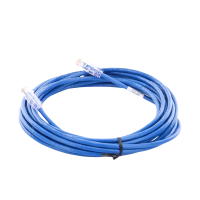 Cable de parcheo UTP Categoría 6, con plug modular en cada extremo - 6 m. - Azul Cable de parcheo UTP Categoría 6, con plug modular en cada extremo - 6 m. - Azul