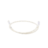 Cable de parcheo UTP Categoría 6, con plug modular en cada extremo - 1 m. - Blanco mate
