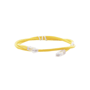 Cable de parcheo UTP Categoría 6, con plug modular en cada extremo - 1 m. - Amarillo Cable de parcheo UTP Categoría 6, con plug modular en cada extremo - 1 m. - Amarillo